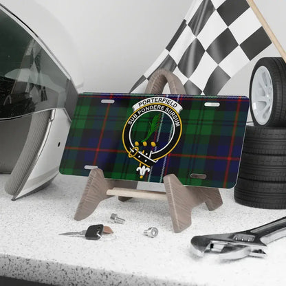 Porterfield Sub Pondere Surium License Plate product