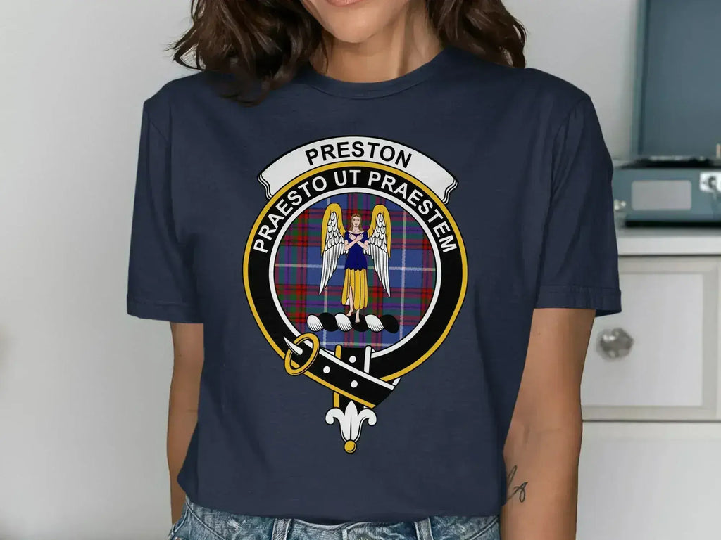 Preston Praesto Ut Praestem Family Crest Shirt product