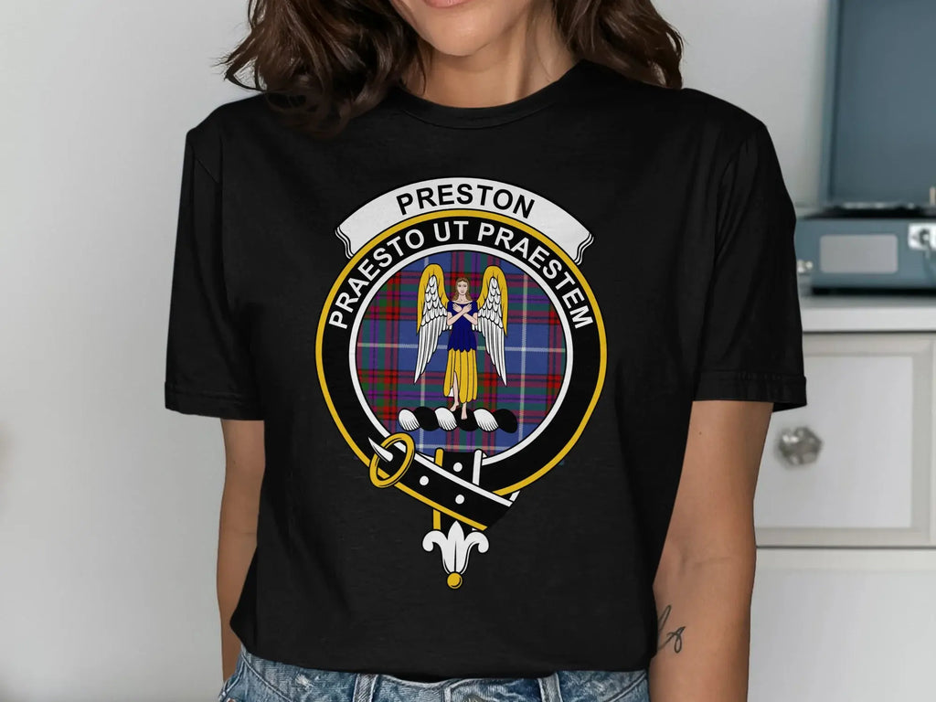 Preston Praesto Ut Praestem Shield Emblem Shirt