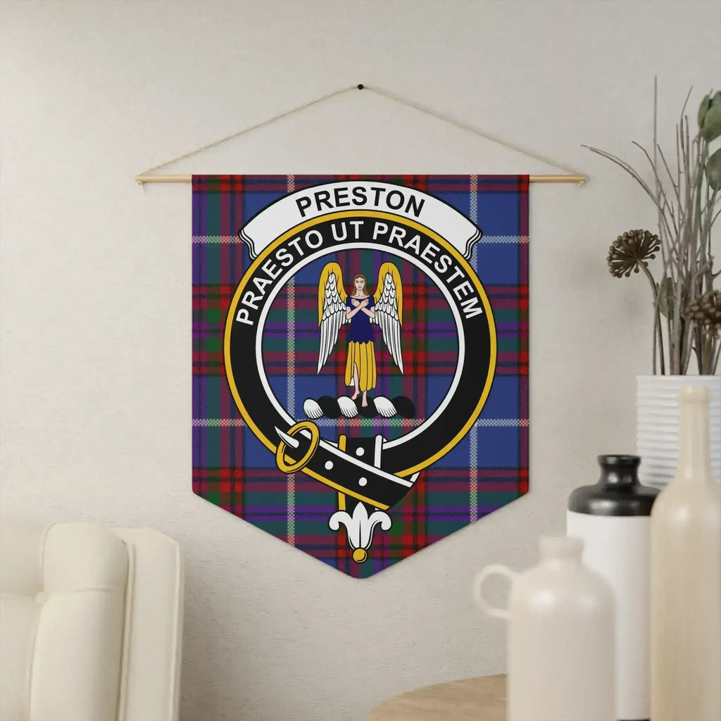 Preston Praesto Ut Praestem Tartan Wall Hanging product