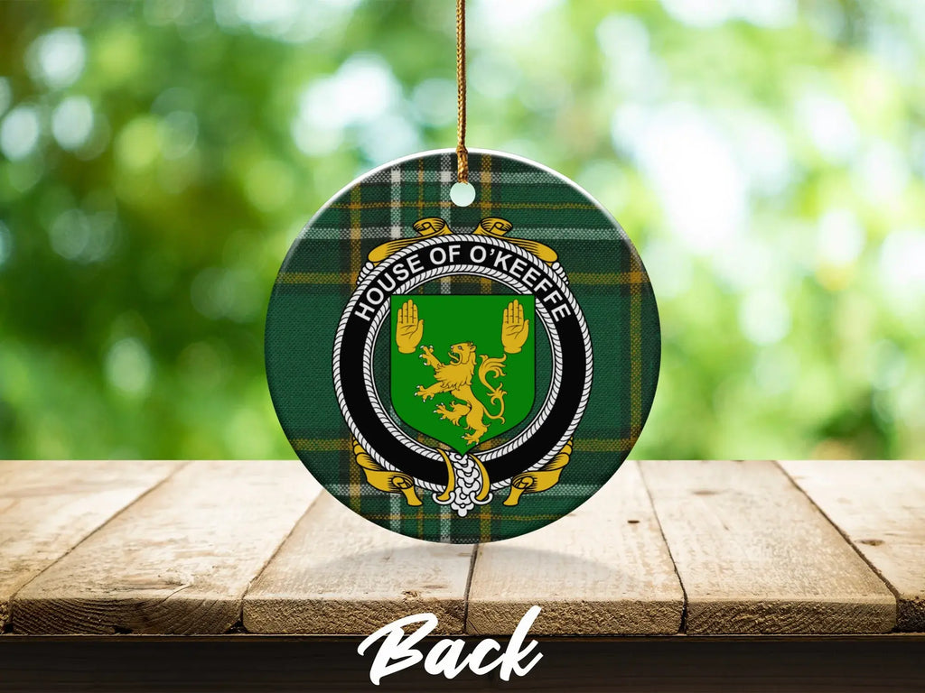 House of O'Keeffe Round Ornament Holiday Decor