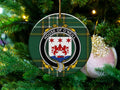 House of O'Neill Family Crest Plaid Christmas Ornament