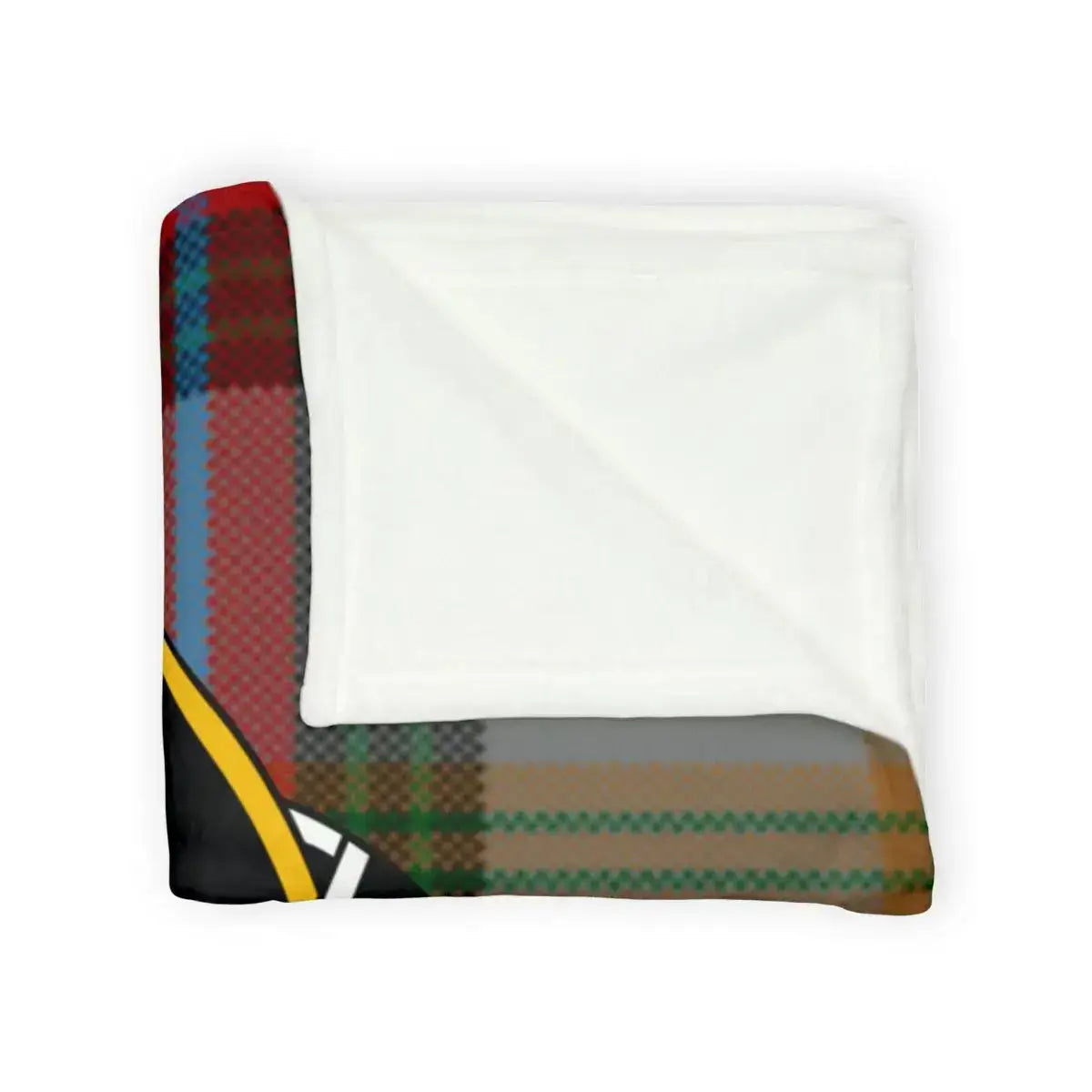 Cozy Plaid Blanket with Unique Colorful Pattern Design