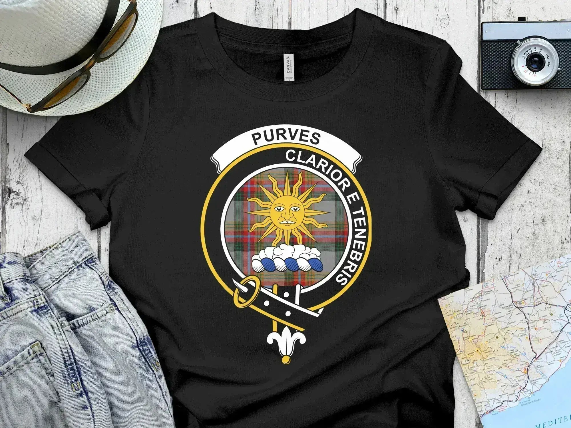 Purves Clariore Tenebris Sun Tartan Shirt product type