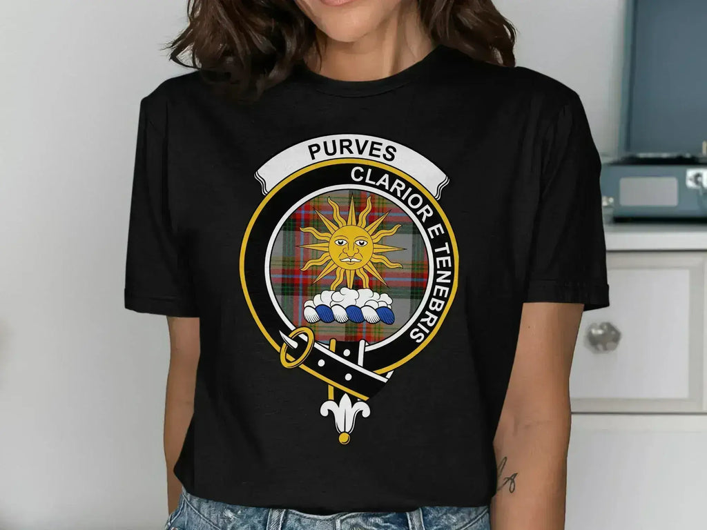 Purves Clariore Tenebris Crest Graphic T-shirt product