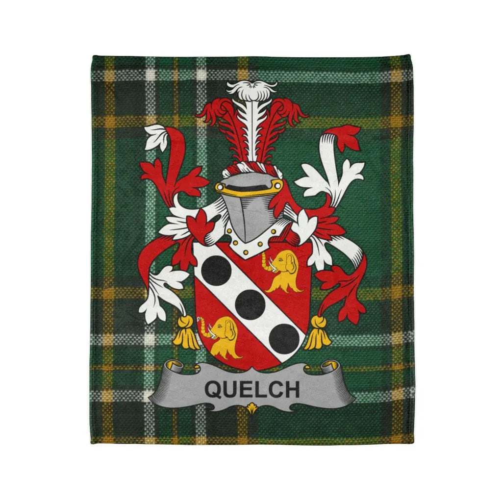 Quelch Family Crest Plaid Design Blanket Product