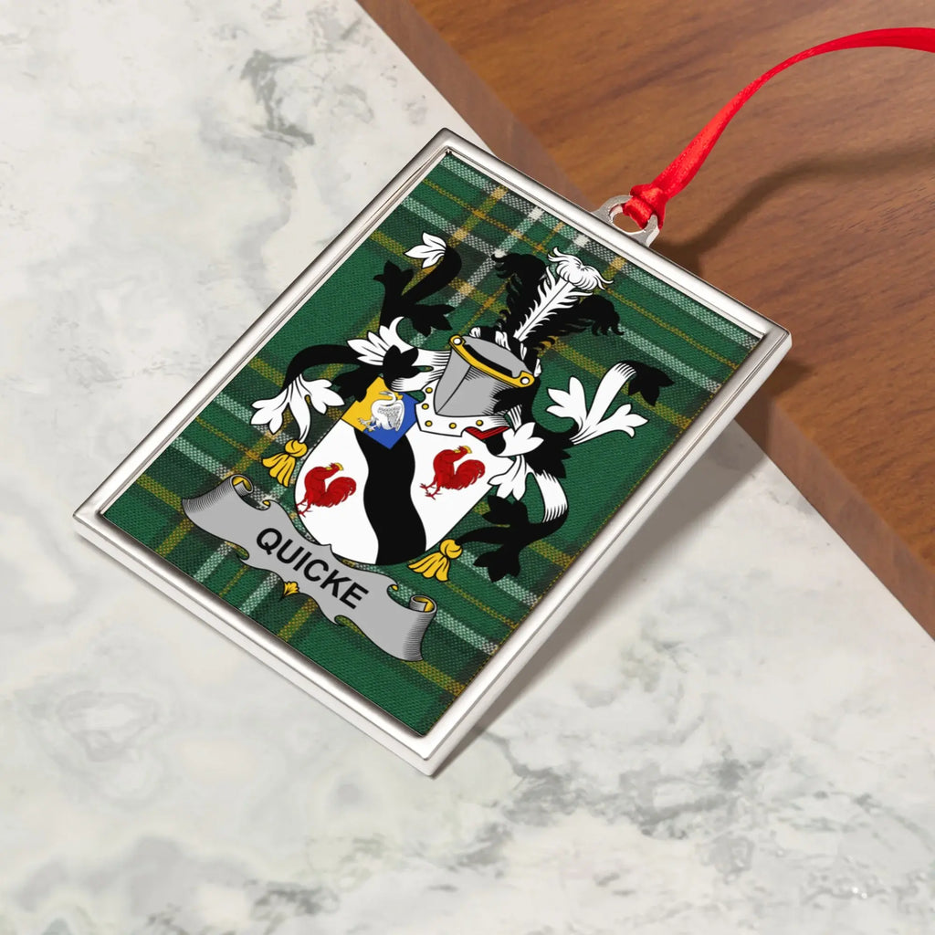Custom Family Crest Plaque with Emblem and Name product