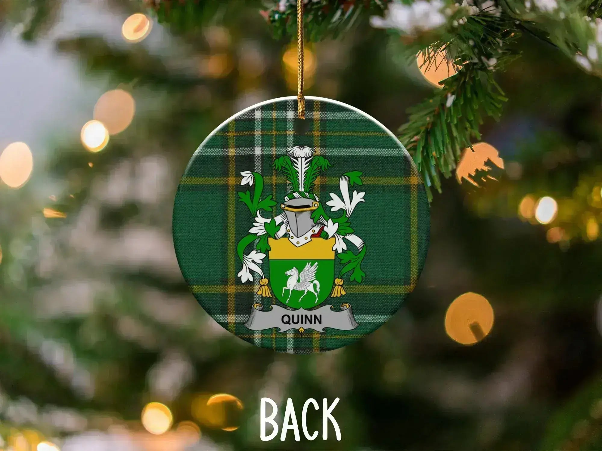 Family Crest Decor Christmas Tree Ornament product