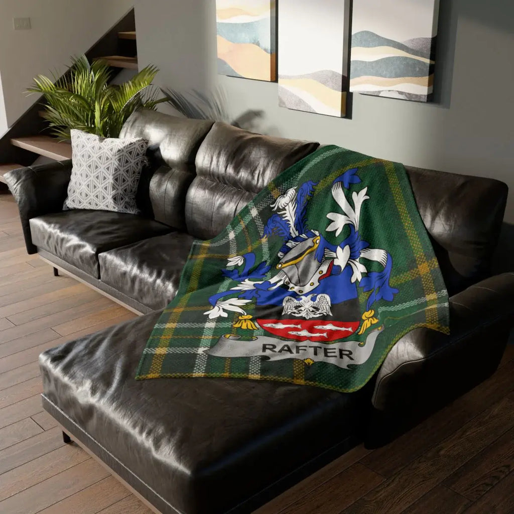 Beautiful Tartan Shield Design Personalized Blanket