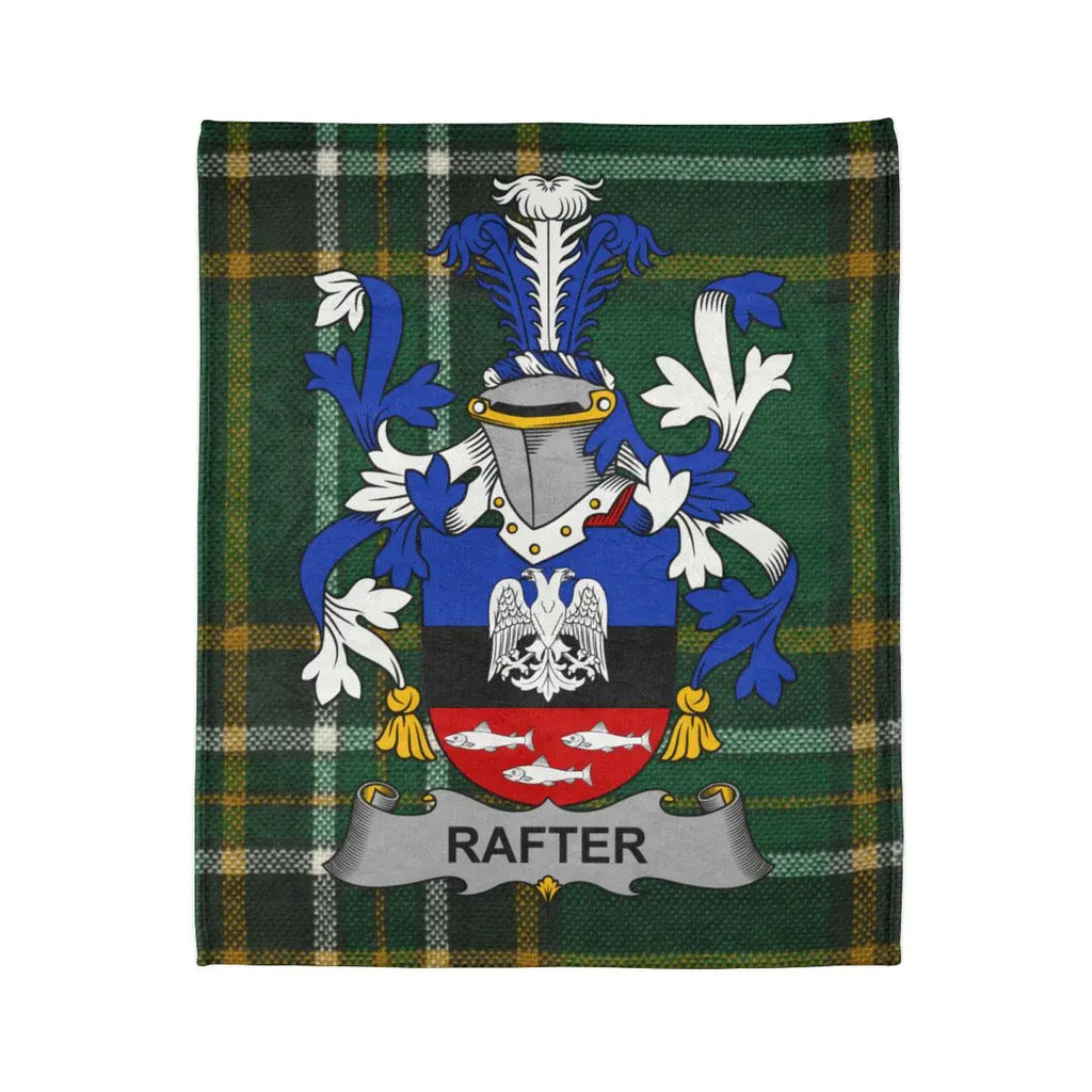 Rafter Family Crest Tartan Checked Blanket