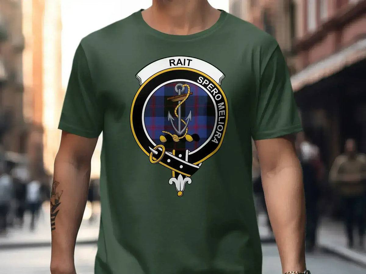 Clan Rait Crest Emblem Short Sleeve Tee