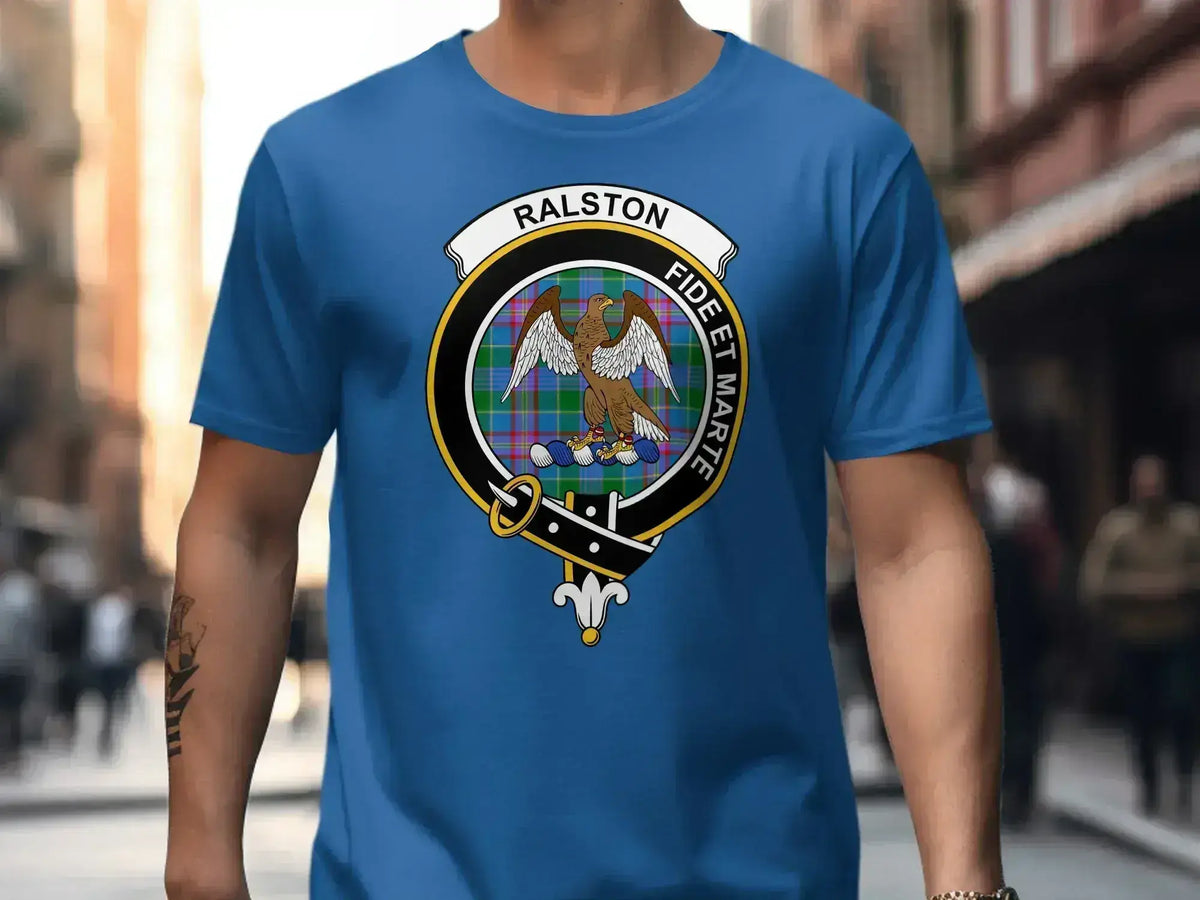 Ralston Fide Et Marte Crest Graphic Tee