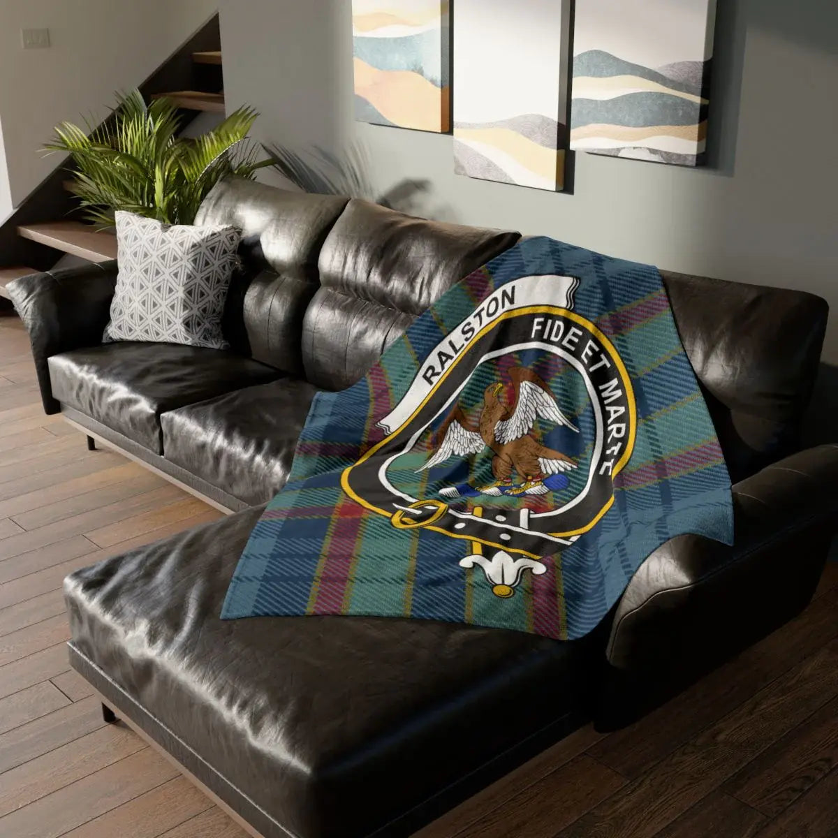 Cozy Ralston Fide Et Marte Blanket for Your Comfort