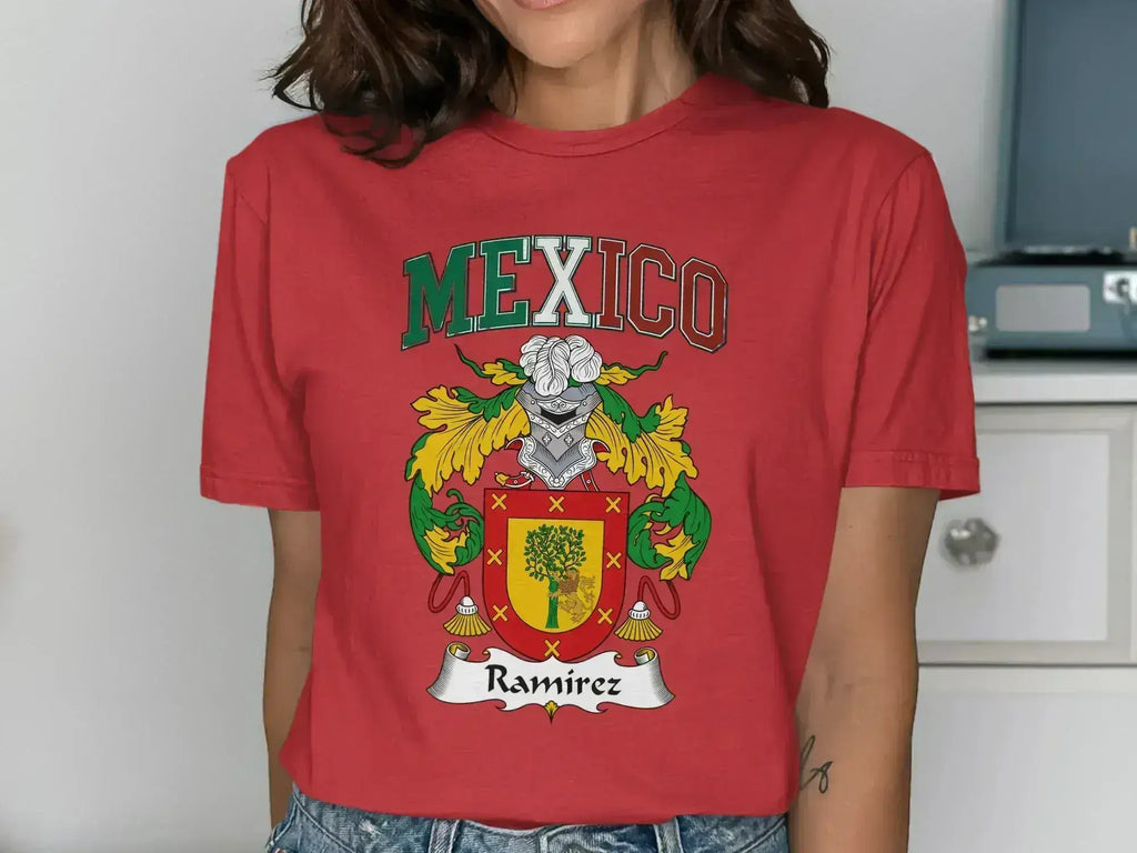 Mexico Ramirez Family Crest Graphic T-shirt product type