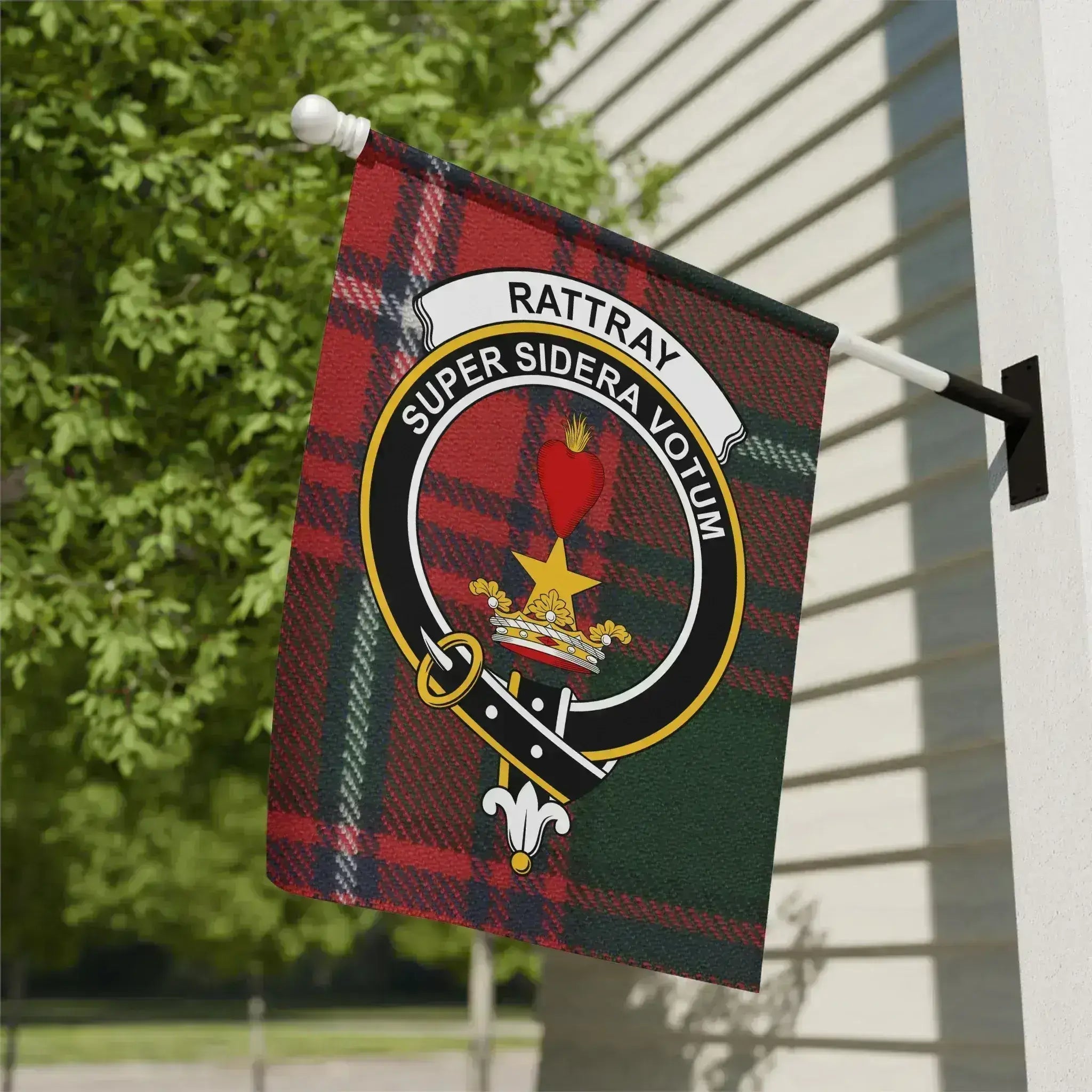 Clan Rattray Super Sidera Votum Tartain Flag product