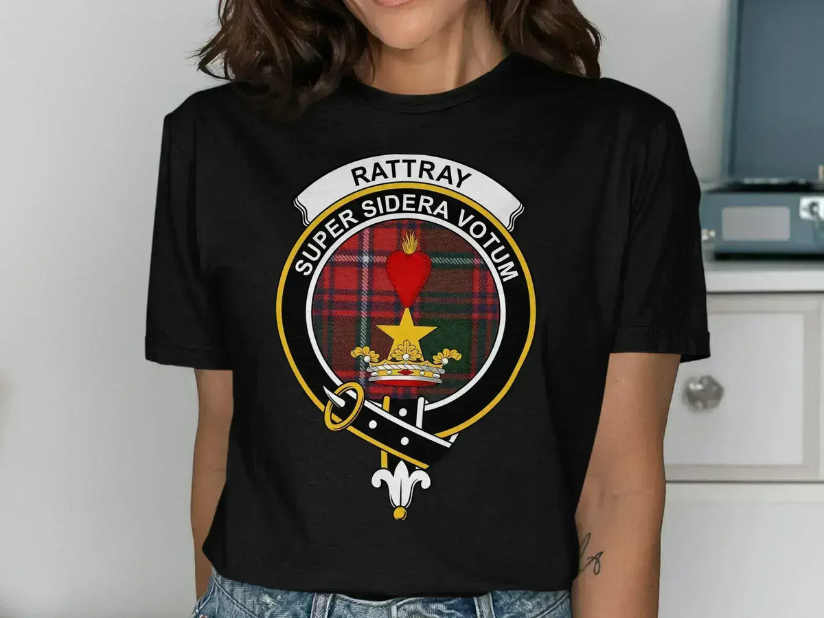 Clan Rattray Crest Emblem Printed T-Shirt