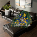 Heraldic Reeves Crest Blanket for Stylish Home Decor