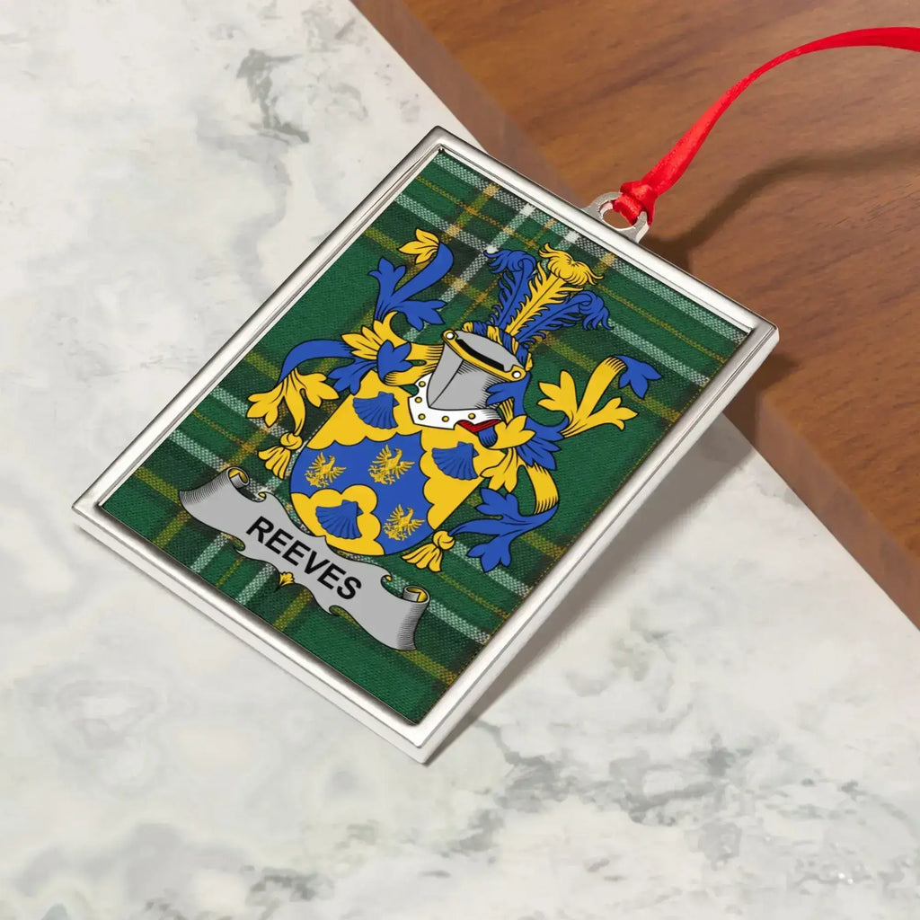 Family Crest Tartan Plaque Personalized Product