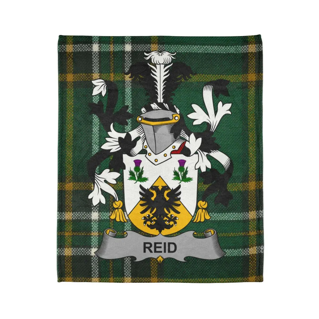 Reid Family Crest Plaid Design Blanket