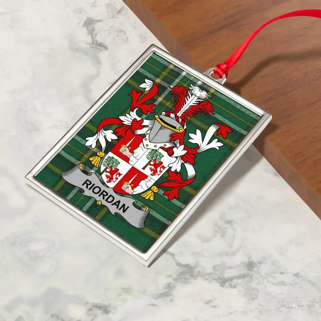 Riordan Family Crest Plaid Pattern Hanging Decor product
