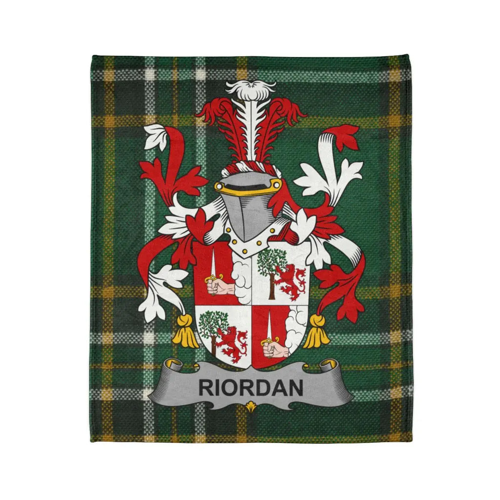 Riordan Family Crest Tartan Blanket