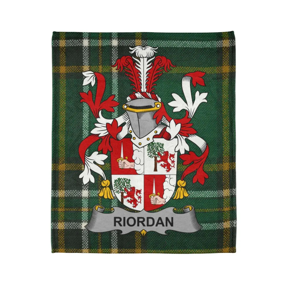 Riordan Family Crest Tartan Blanket