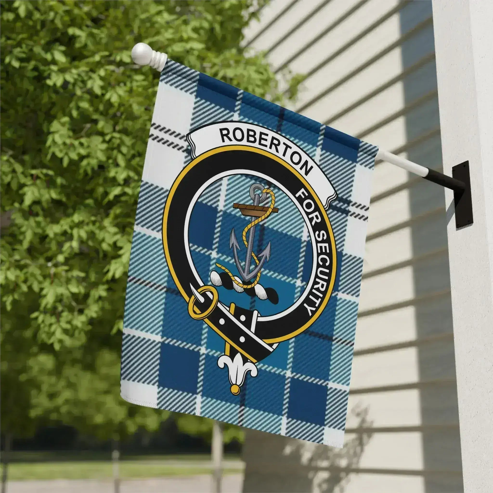 Roberton Tartan Flag for Security Flag product