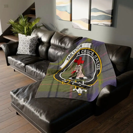 Luxurious Custom Family Crest Blanket