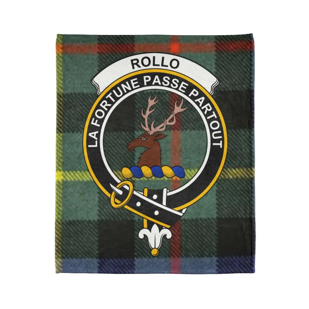 Rollo La Fortune Passe Partout tartan throw blanket — full print detail, fade-resistant colour