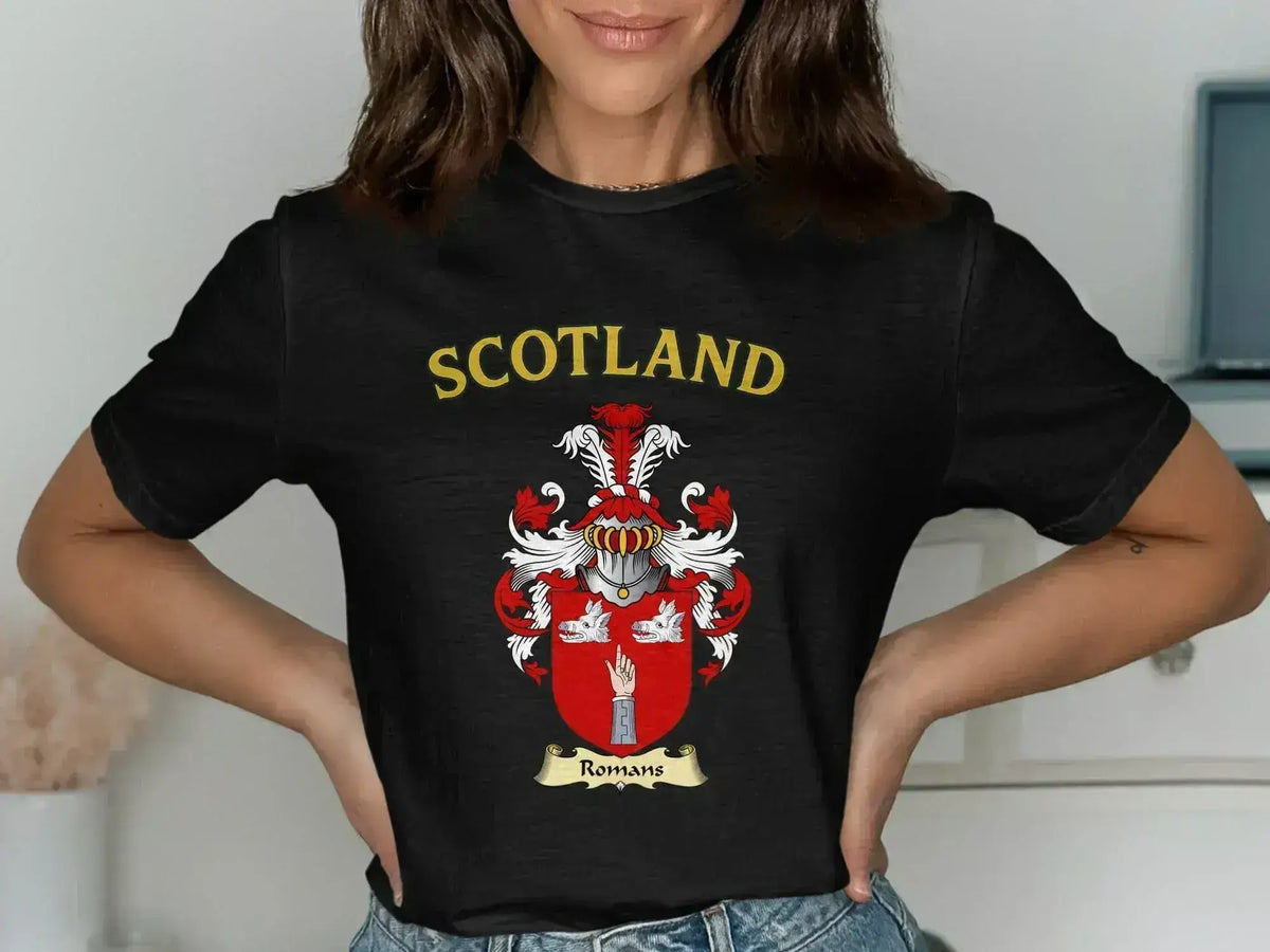 Scotland Romans Clan Crest Graphic T-Shirt