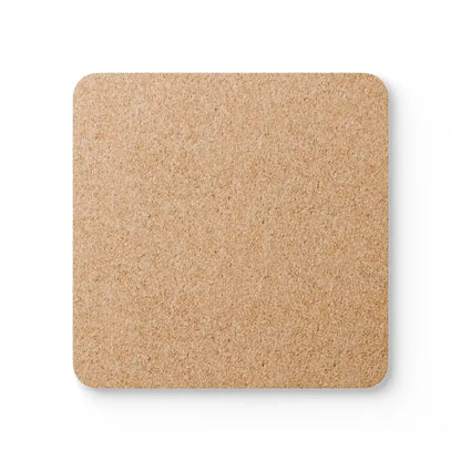 Elegant Minimalist Square Cork Coaster Home product