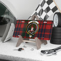 Clan Ross crest tartan novelty license plate — 100% aluminium, 12x6 inch