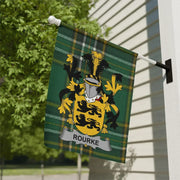 Rourke Irish Family Crest Garden Flag