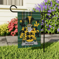 Rourke Family Crest Garden Flag Outdoor Sign