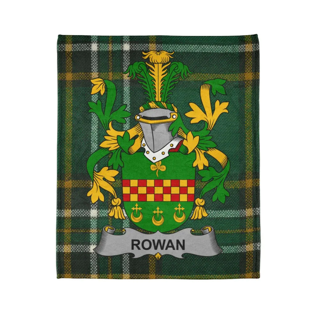 Rowan Coat of Arms Tartan Blanket product