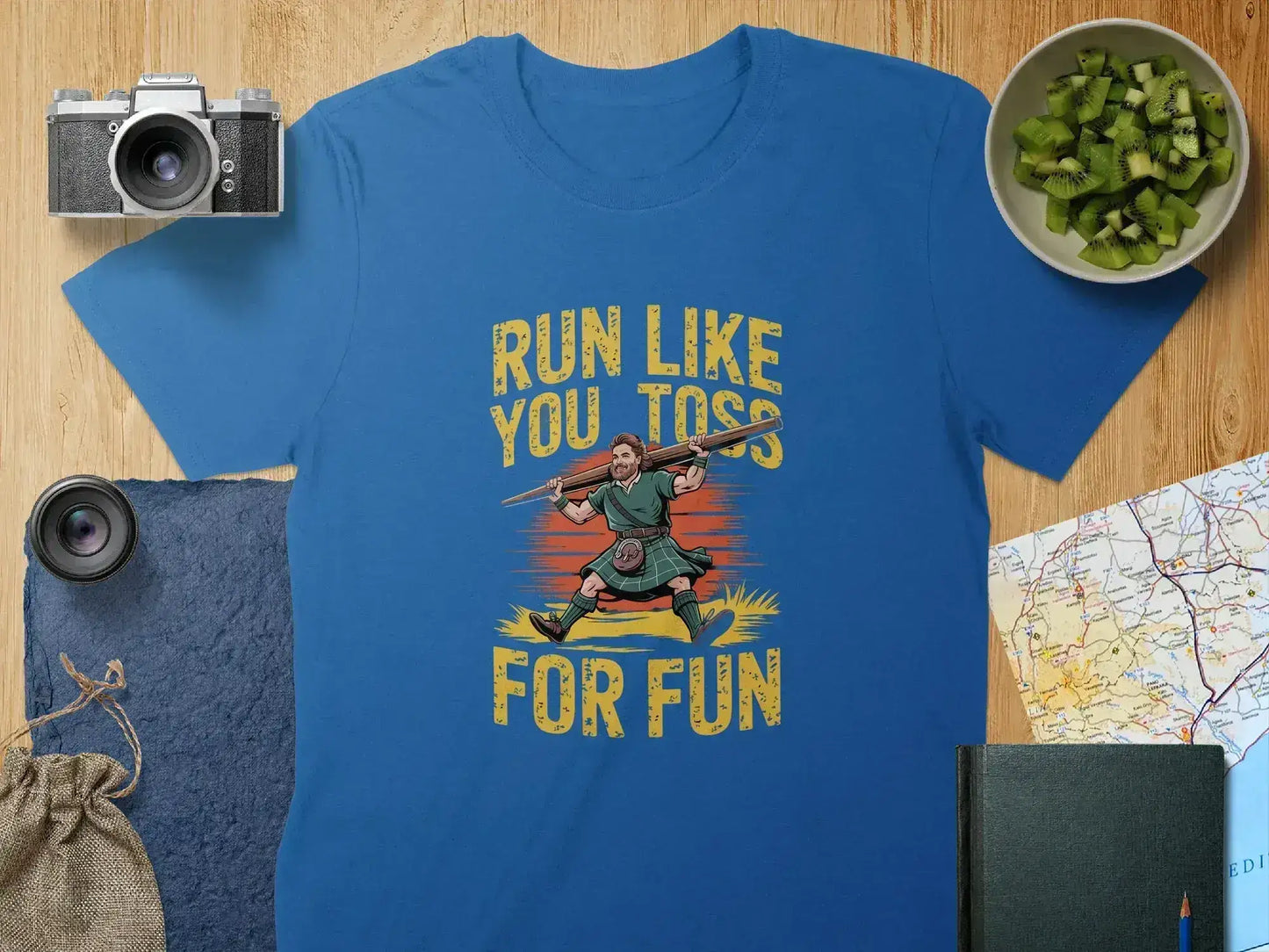 Run Like You Toss For Fun Graphic T-shirt product