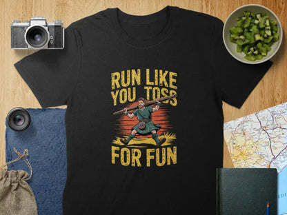 Run Like You Toss For Fun Graphic T-shirt product