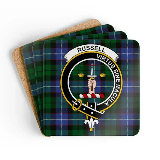 Russell Virtus Sine Macula Tartan Coaster Set product type