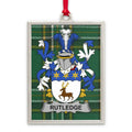 Rutledge Family Crest Plaid Pattern Ornament product