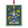 Ryder Family Crest Plaid Design Hanging Ornament product