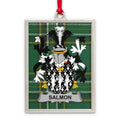 Salmon Family Crest Tartan Plaid Rectangle Ornament Product