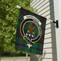 Clan Sandilands Spero Meliora tartan crest garden flag — 12" x 18" poly canvas