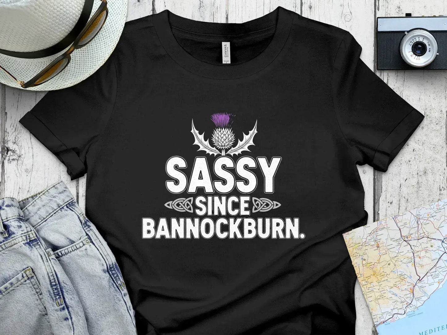 Sassy Since Bannockburn Funny Graphic T-Shirt product type