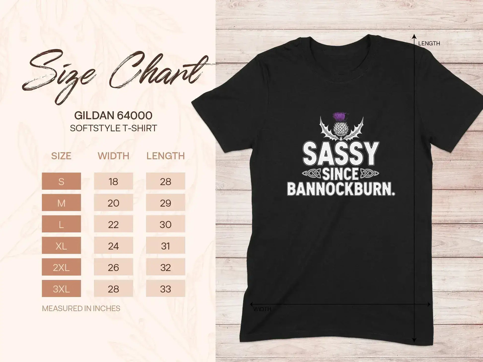 Sassy Since Bannockburn Statement T-Shirt product type