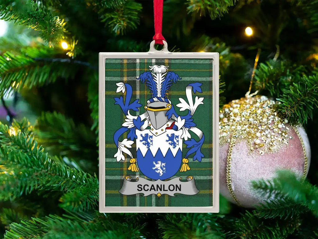 Family Crest Custom Holiday Ornament product type