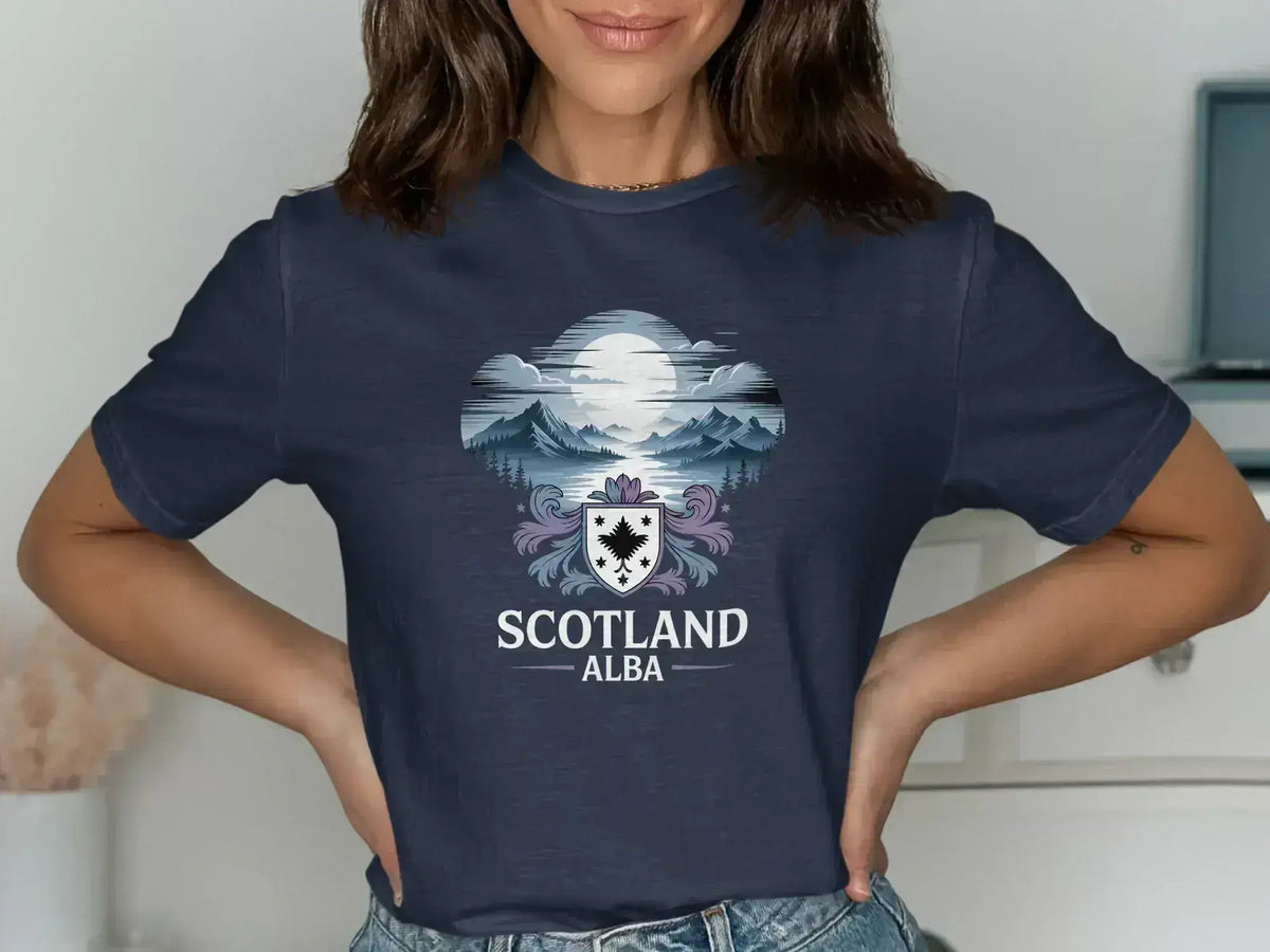 Scotland Alba Moonlit Highland Landscape