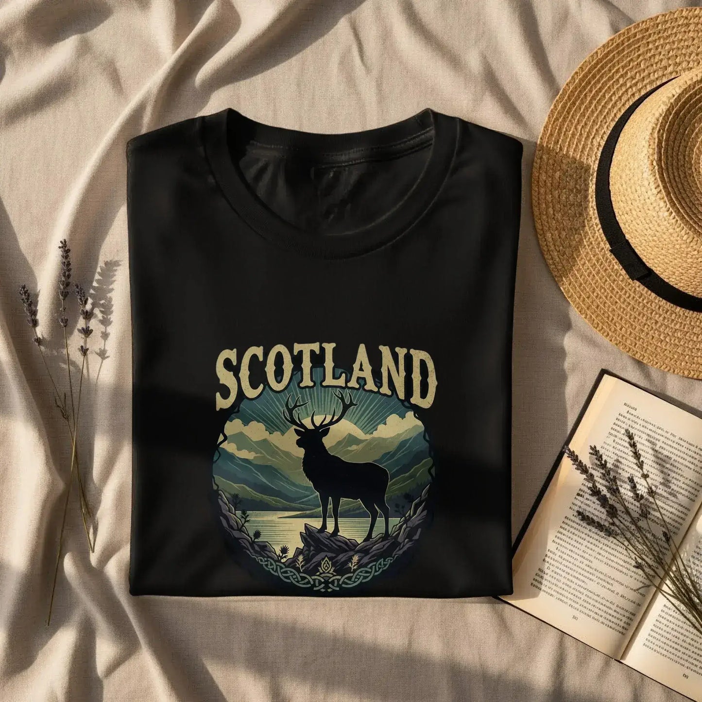 Scenic Scotland Stag Graphic Tee product type