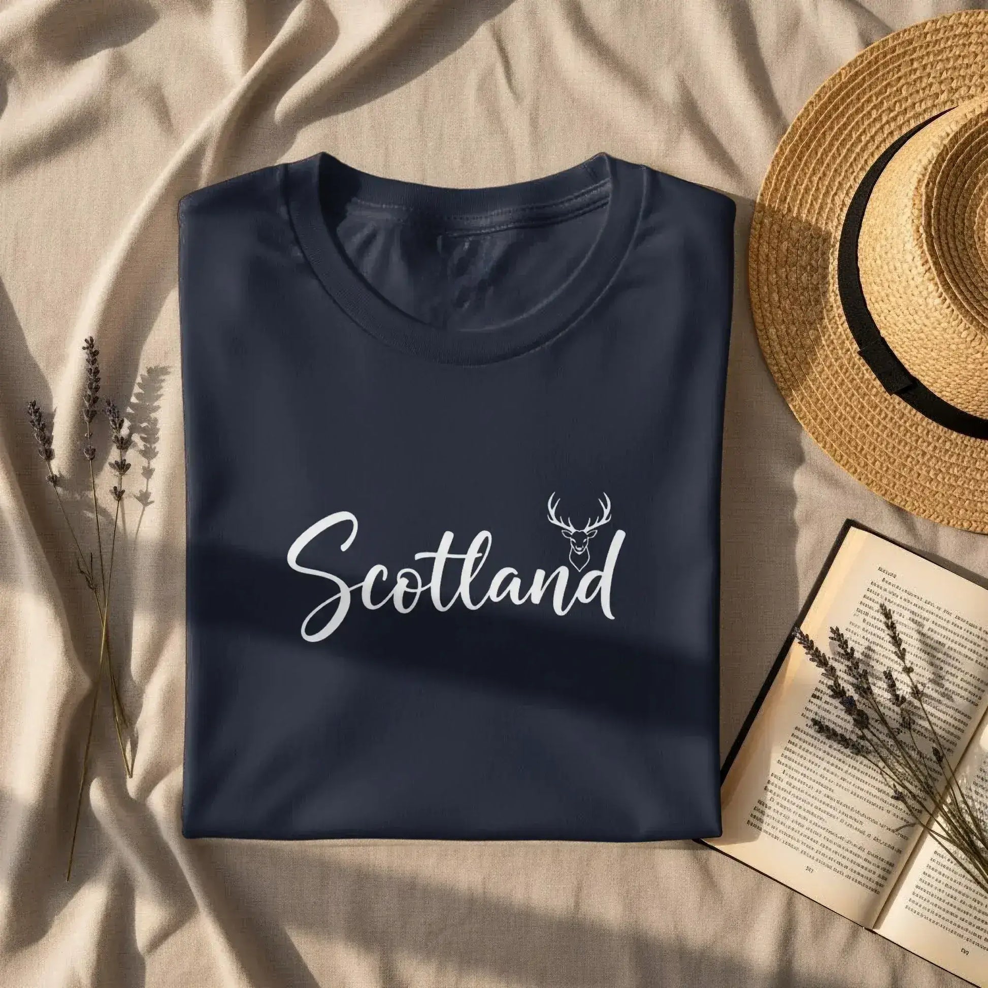 Scotland Lettering with Deer Design Shirt product