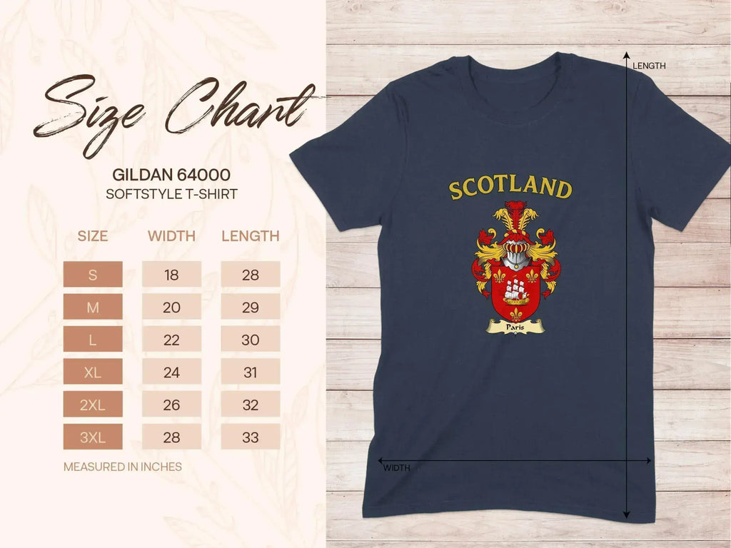 Scotland Family Crest Softstyle T-shirt