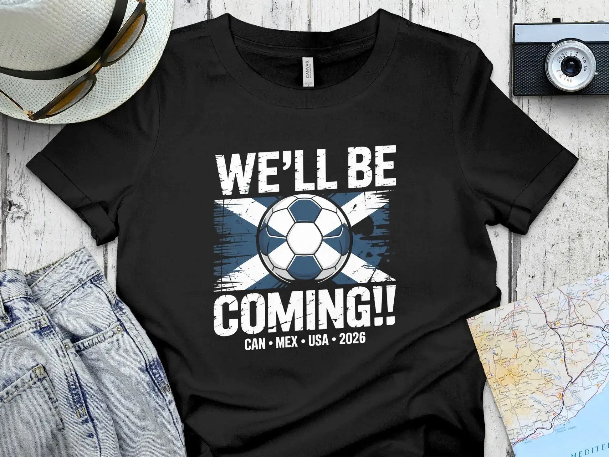Soccer Fan Tee with Exciting Message for 2026 Product